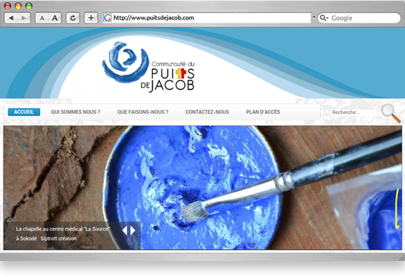 Coactis réalise le site internet de la communauté du puitsdejacob